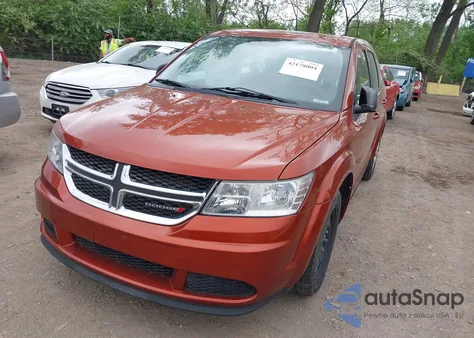 2014 Dodge Journey American Value Pkg z USA, uszkodzony, nr VIN 3C4PDCABXET285627
